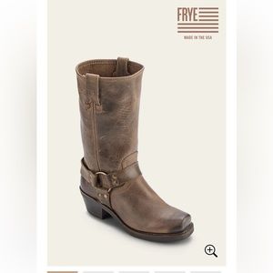 Frye Harness 12R Boots in Smoke